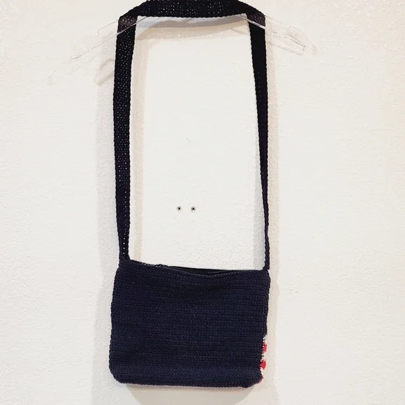 Chateau Vintage Crochet American Flag Purse - Picture 5 of 9